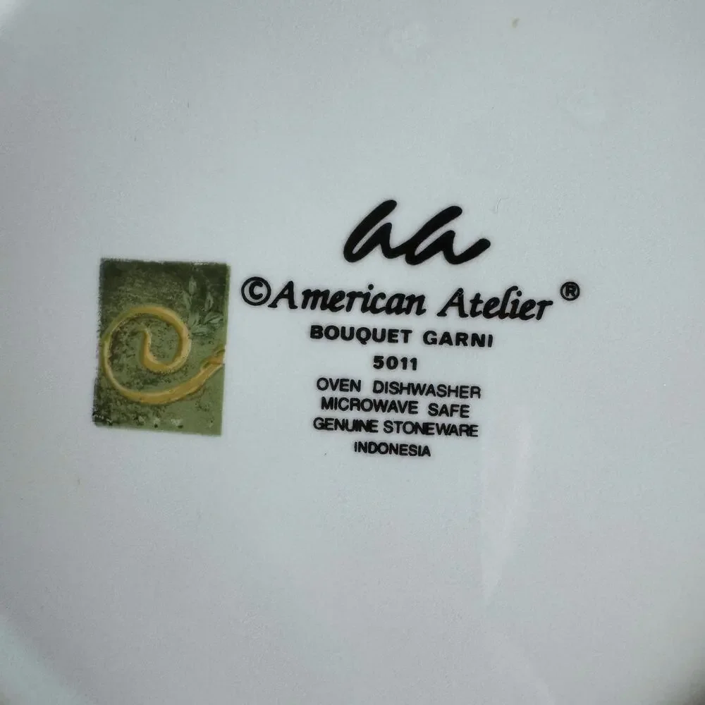 American Atelier Bouquet Garni 5011 Set of Four (4) 8.5‎ inch plates